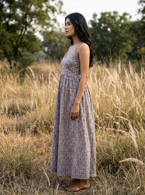 Ash Rose Cotton Maxi Dress