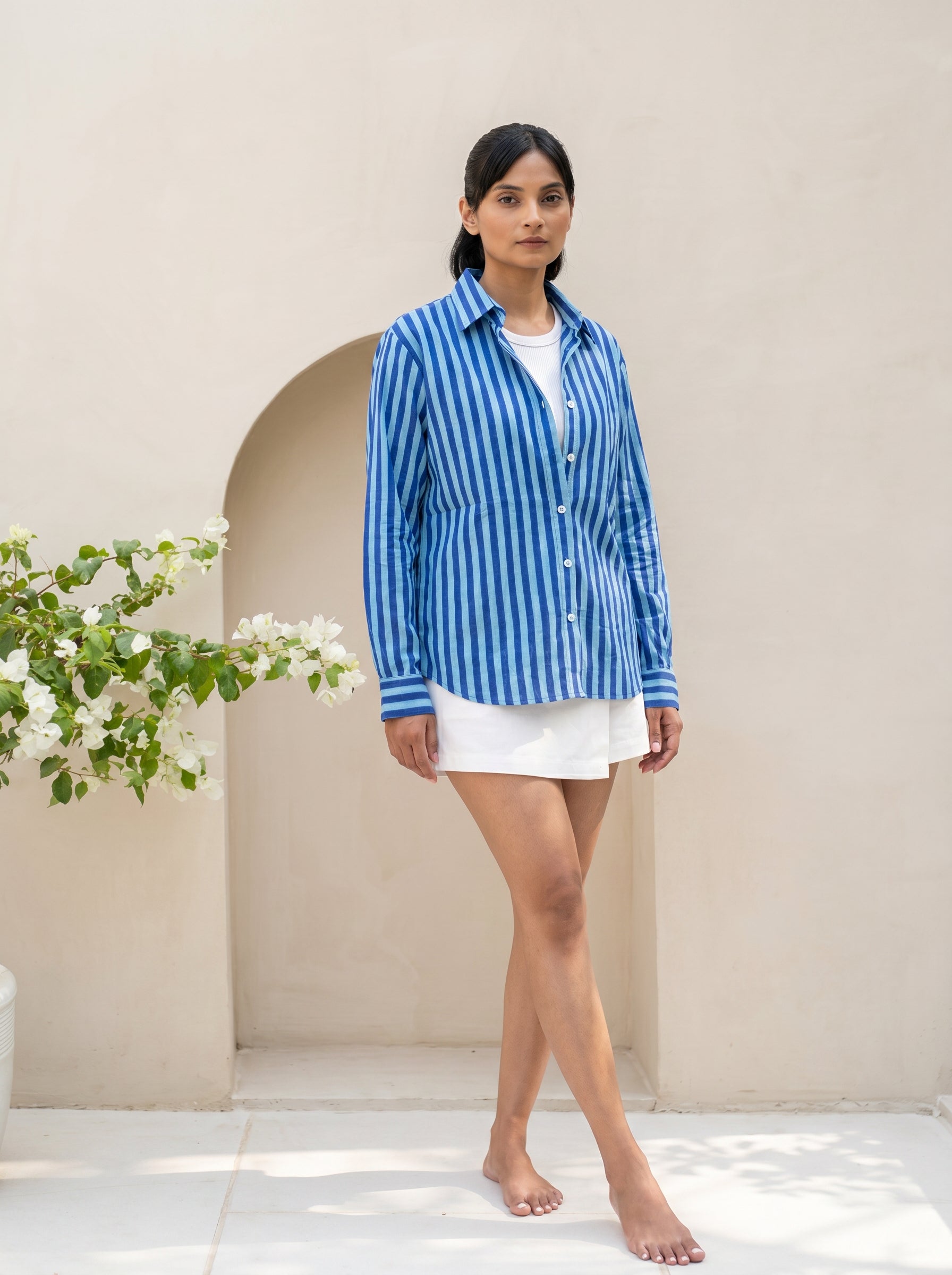 Cool Breeze Blue Stripe Shirt