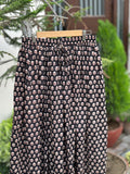 Midnight Blossom Buti Cotton Skirt