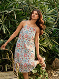 Ivory Garden Midi Dress