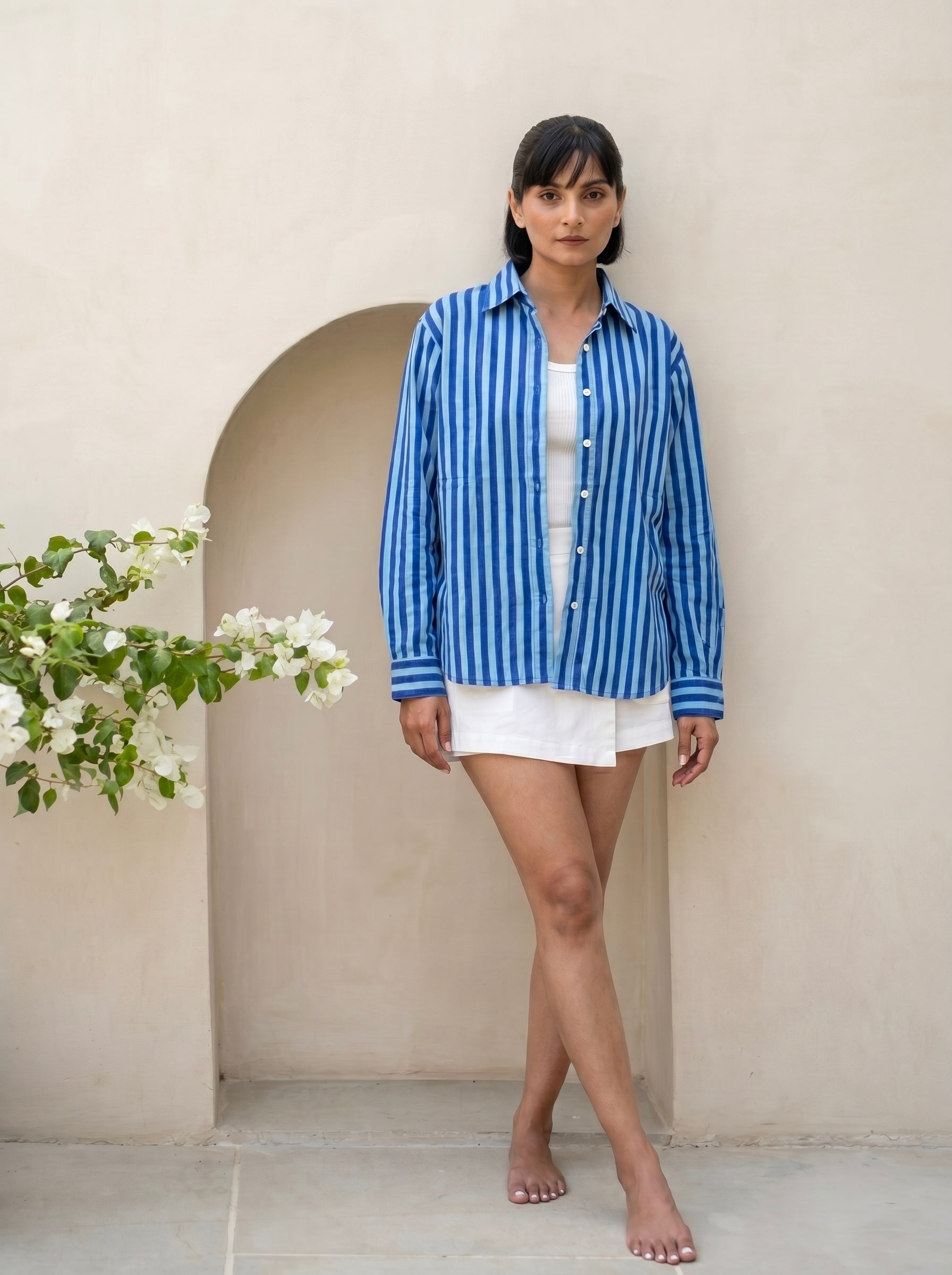 Cool Breeze Blue Stripe Shirt