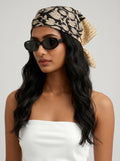 Lotus Noir Cotton Bandana (Pack of 2)
