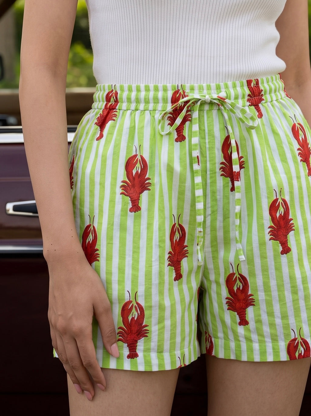 Lime Lobster Shorts