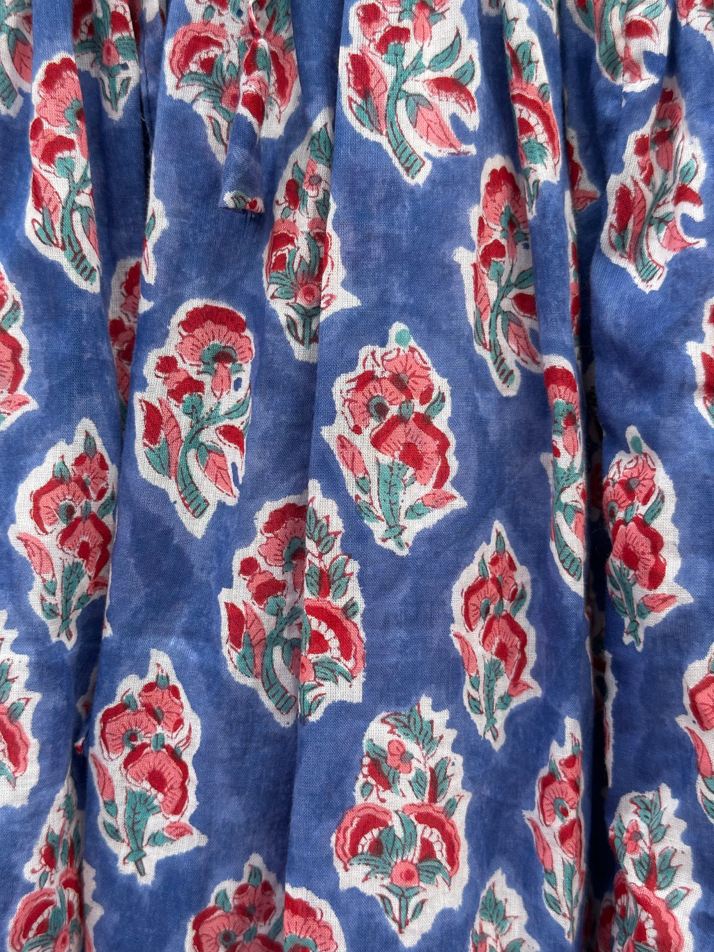 Blue Buti Cotton Maxi Skirt
