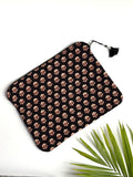 Midnight Bloom Quilted Laptop & IPad Sleeve