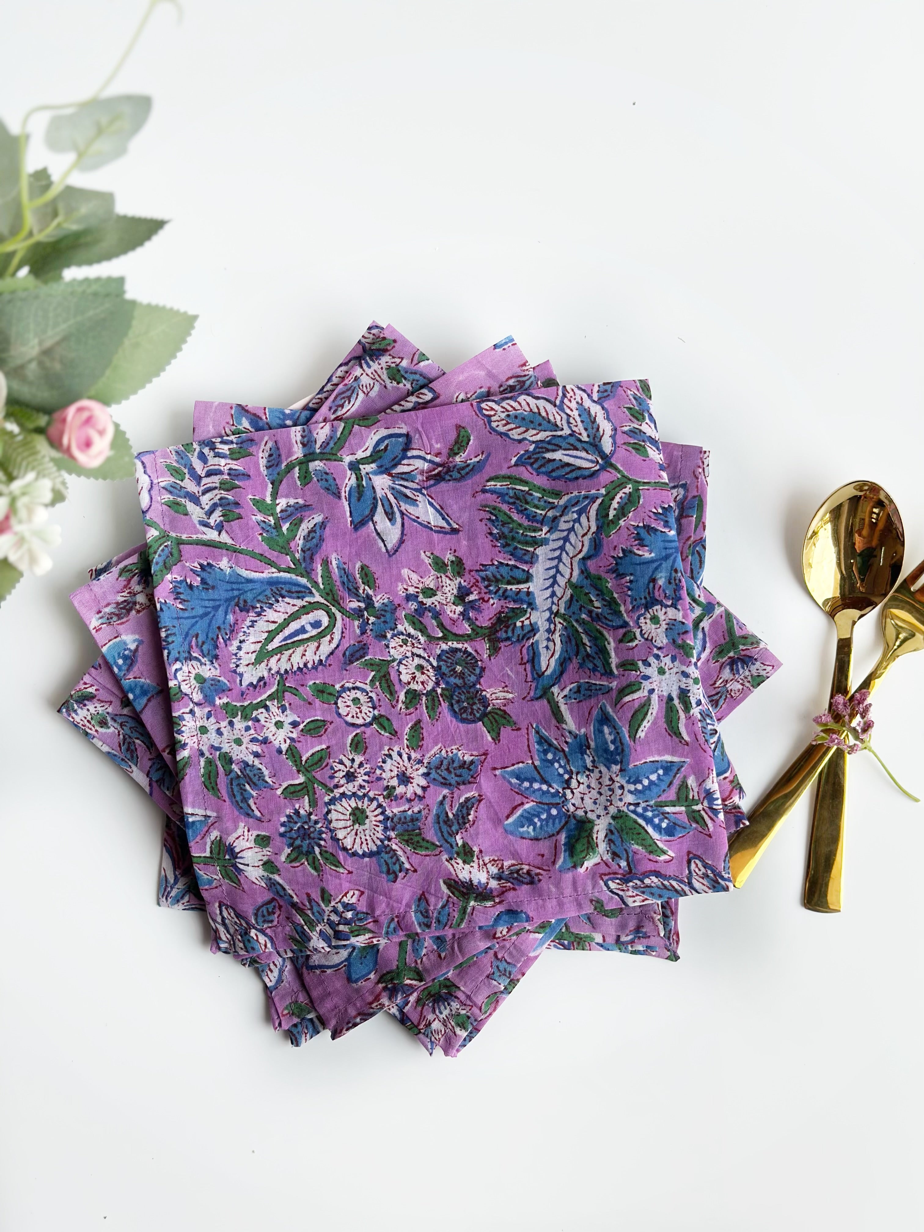 Lavender Meadow Cotton Napkin (set of 6)