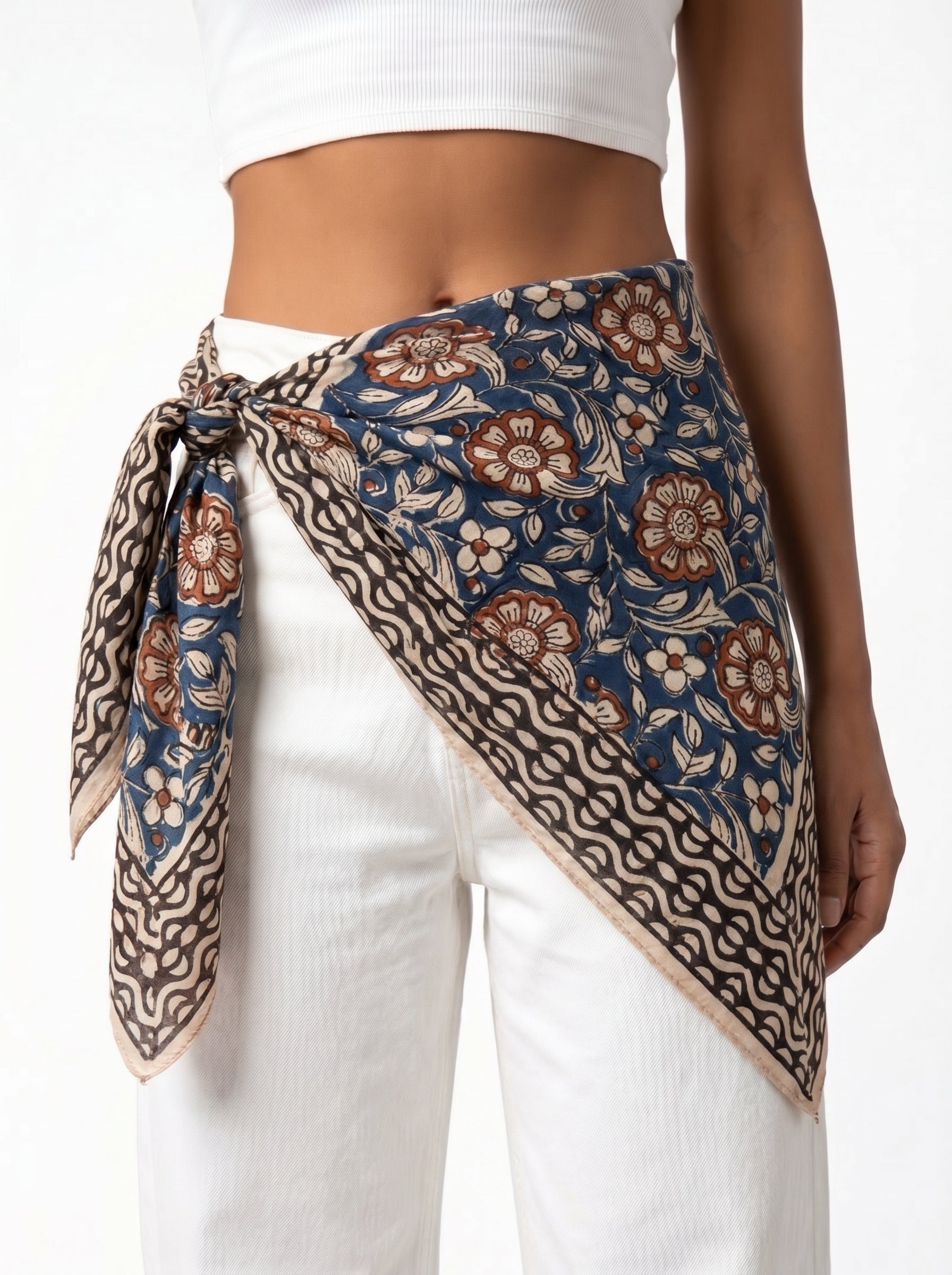 Indigo Meadow Cotton Bandana (Pack of 2)