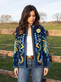 Royal Botanica Velvet Suzani Jacket