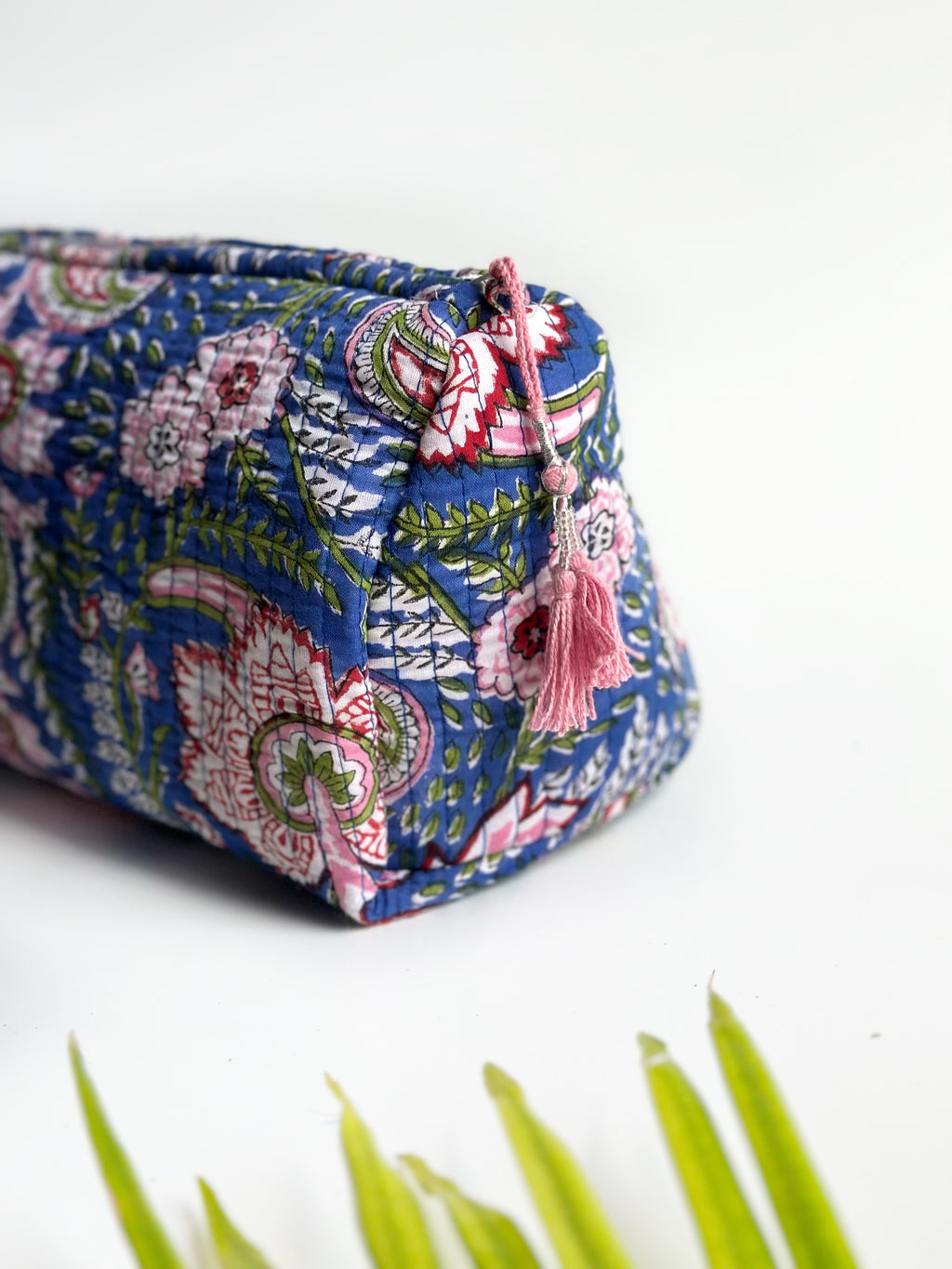 Meadow Garden Quilted Cosmetic Bag Set of 3