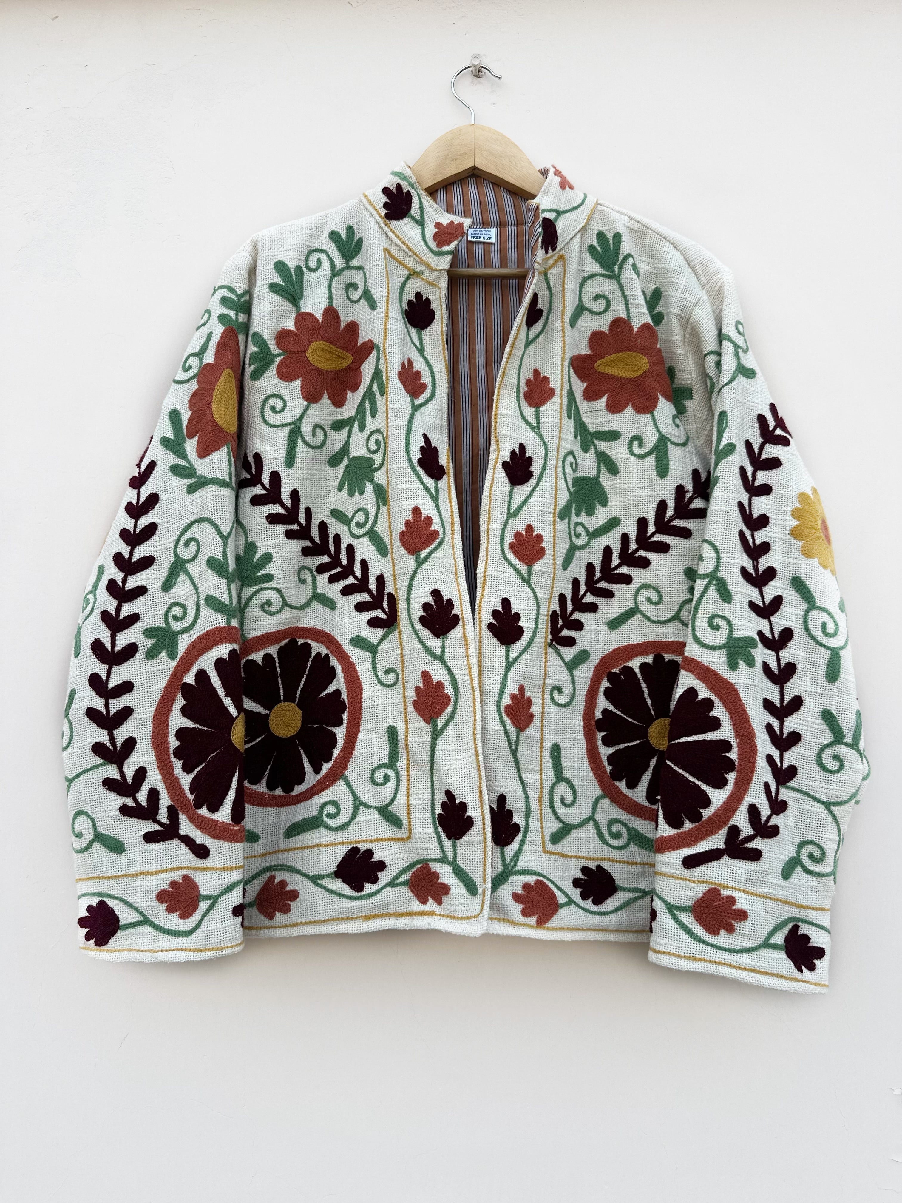 Flora Muse Cotton Tnt Suzani Jacket