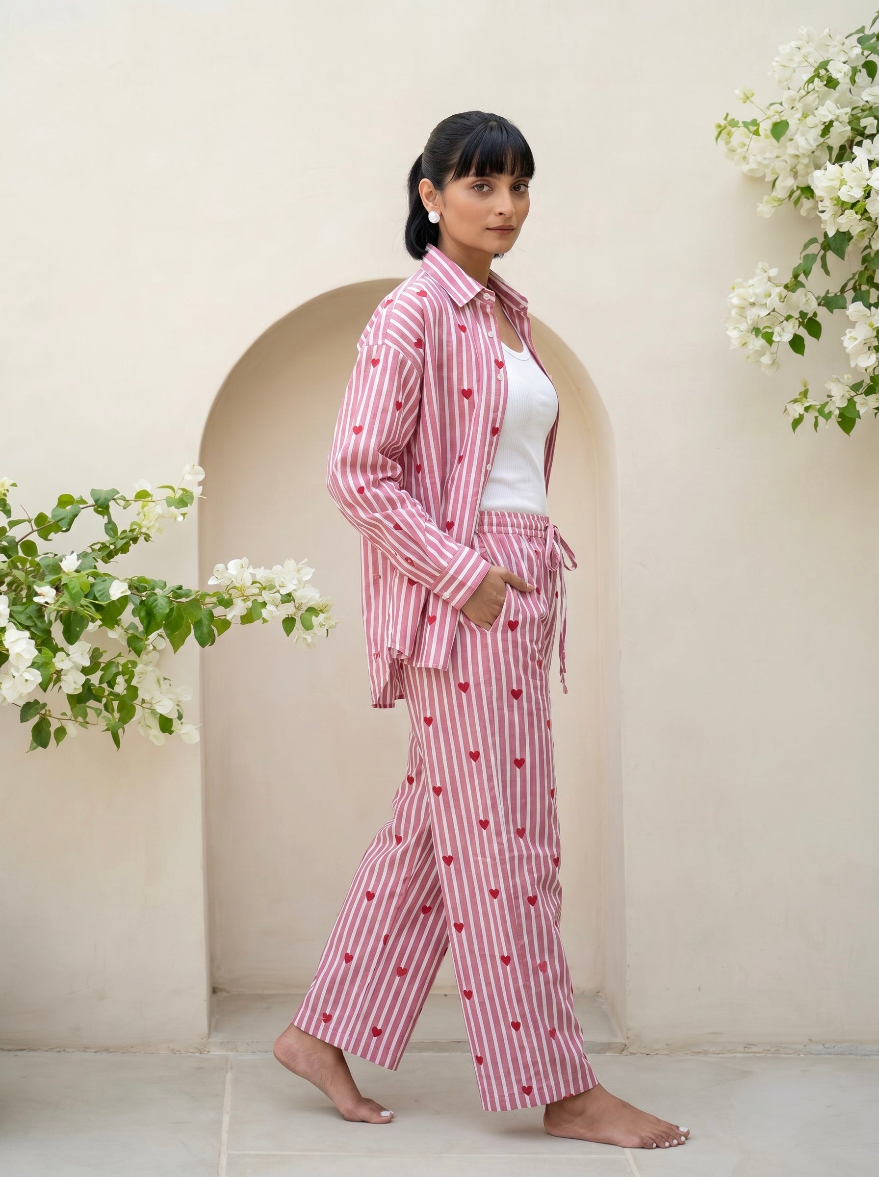Sweetheart Stripe Co-Ord Set