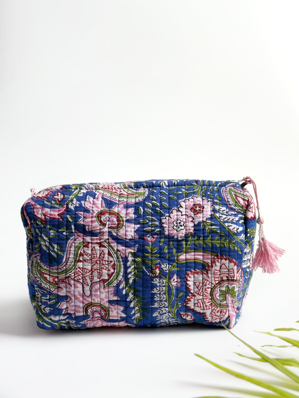 Meadow Garden Quilted Cosmetic Bag Set of 3