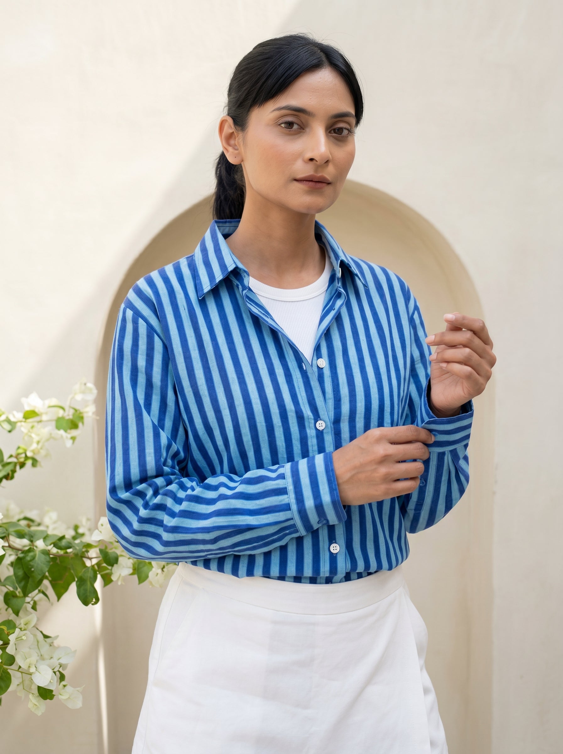 Cool Breeze Blue Stripe Shirt
