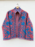 Rosé Bloom Cotton Tnt Suzani Jacket