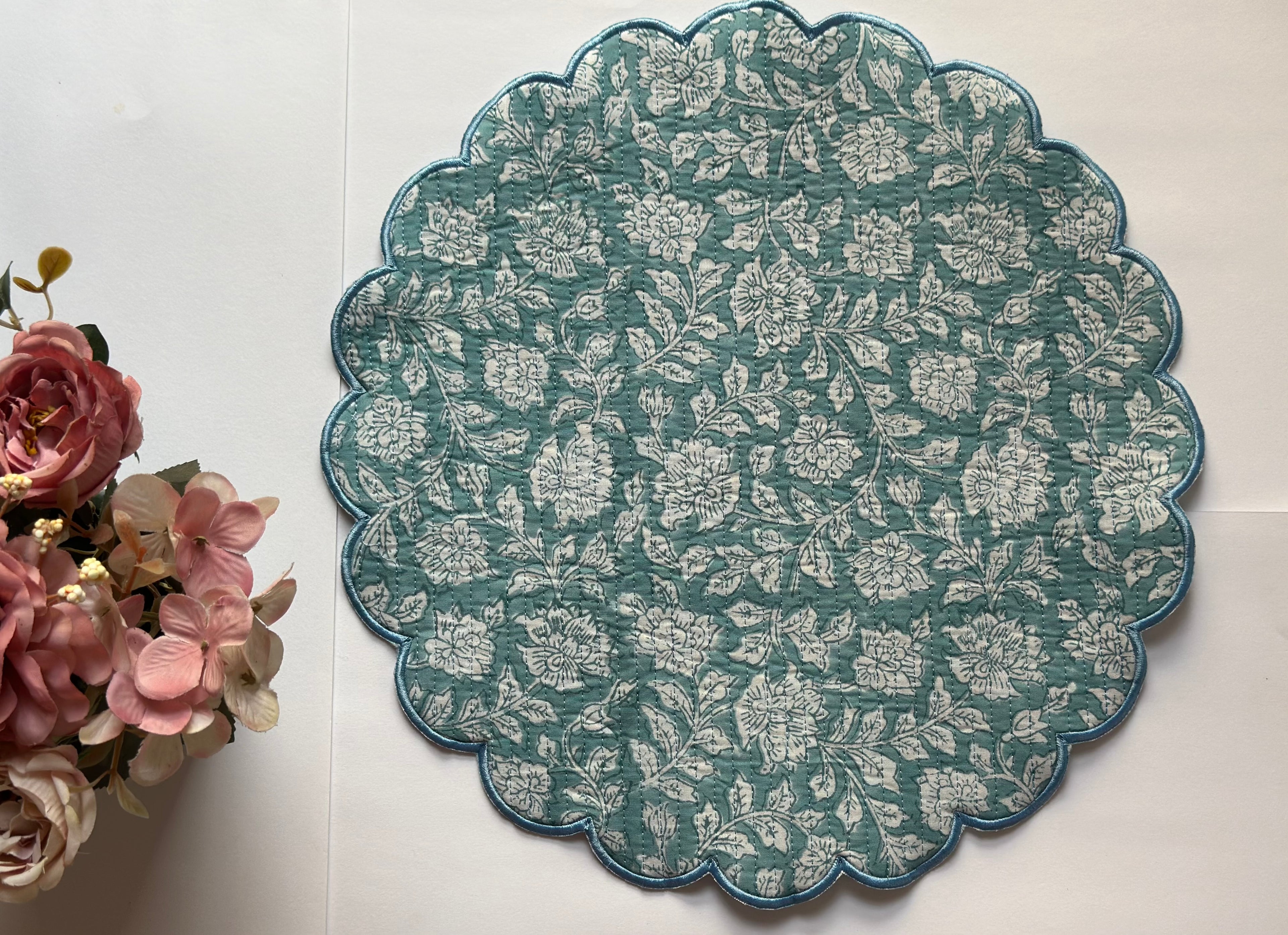 Minted Meadow Vintage Quilted Placemat Set of 6