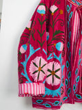 Magenta Bloom Suzani Velvet Jacket