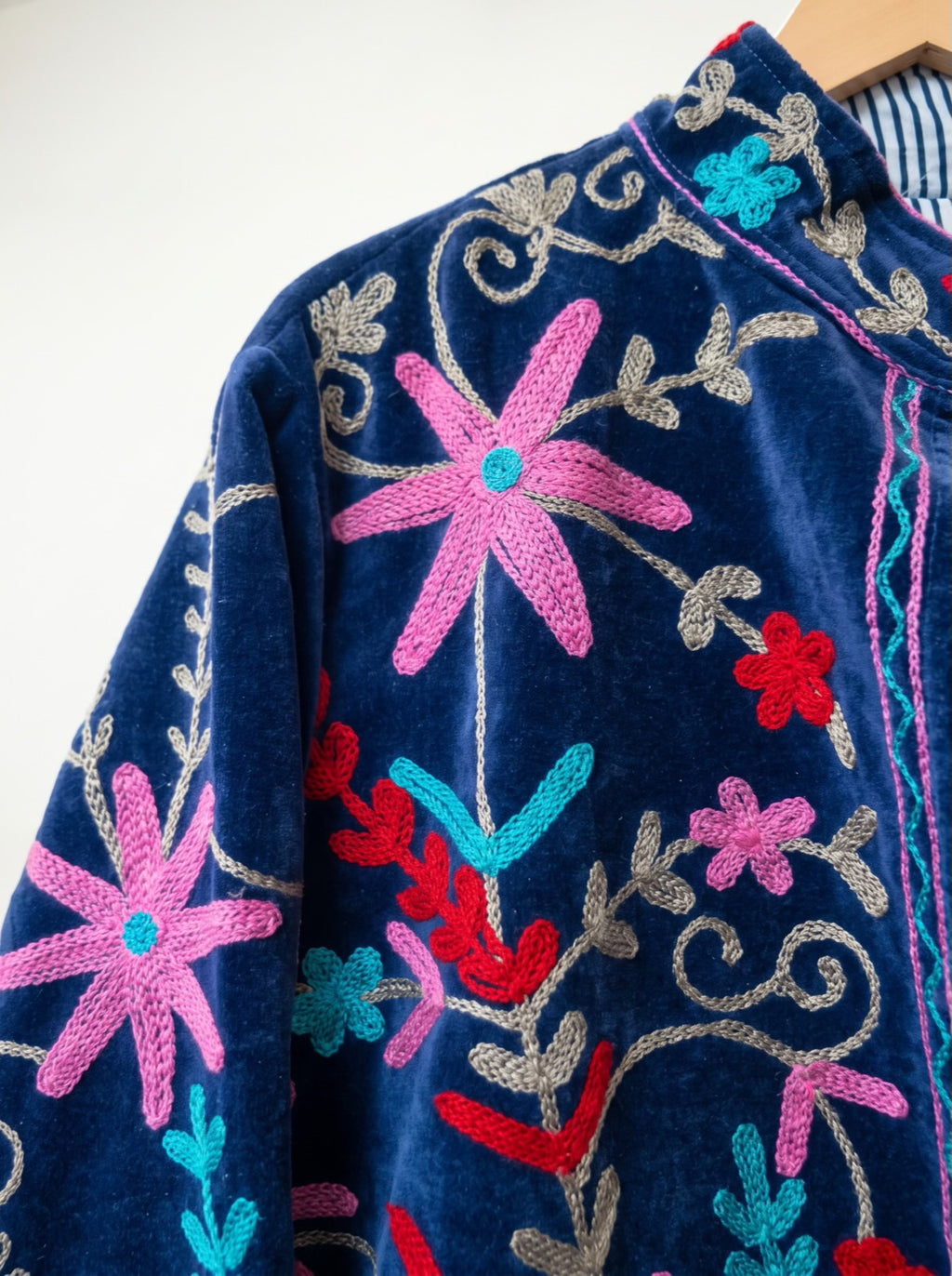Crimson Meadow Suzani Velvet Jacket