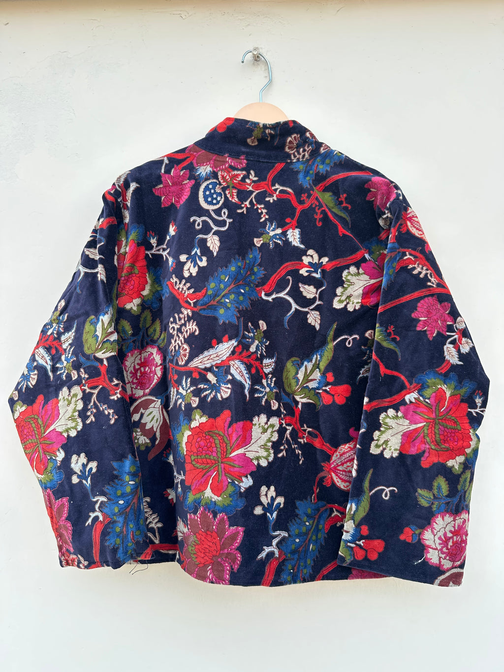 Midnight Garden Floral Velvet Jacket