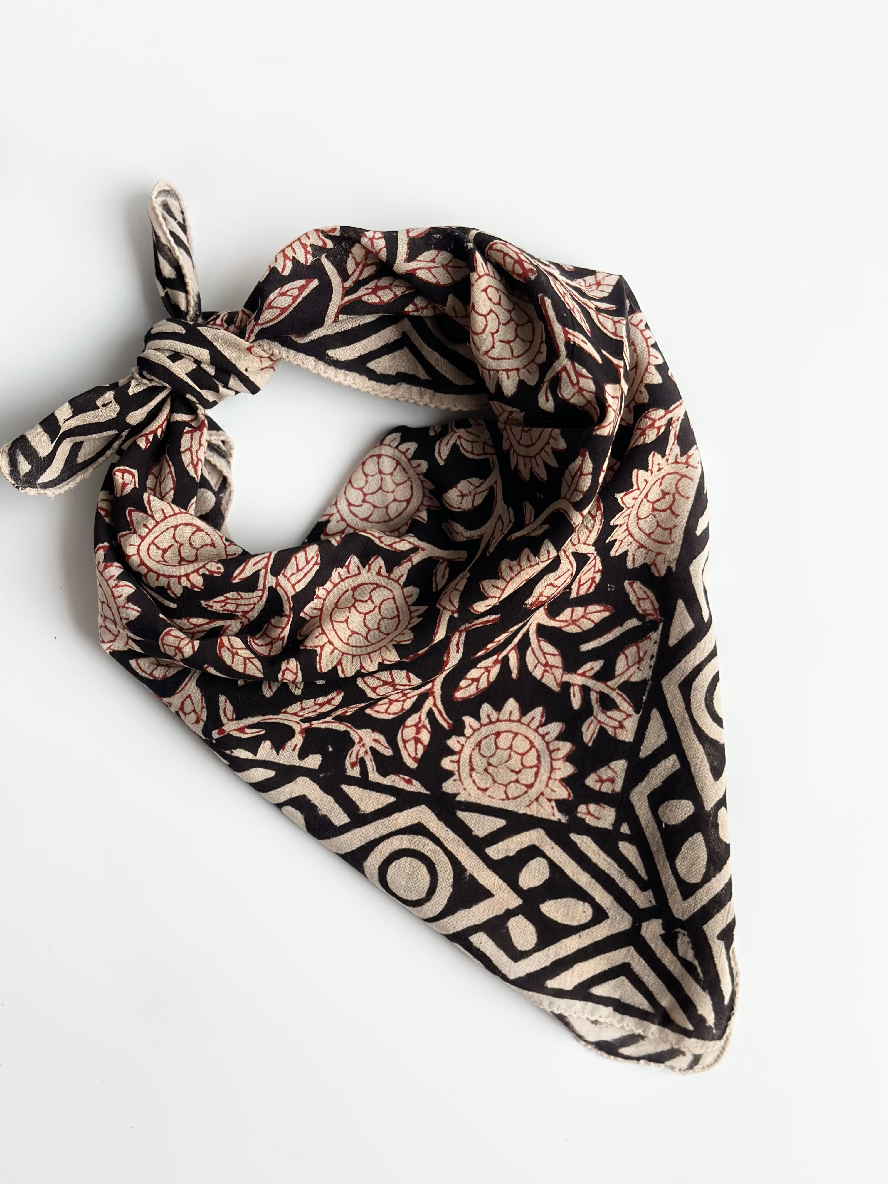 Midnight Floral Cotton Bandana (Pack of 2)