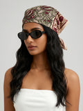Olive Bloom Printed Cotton Bandana (Pack of 2)