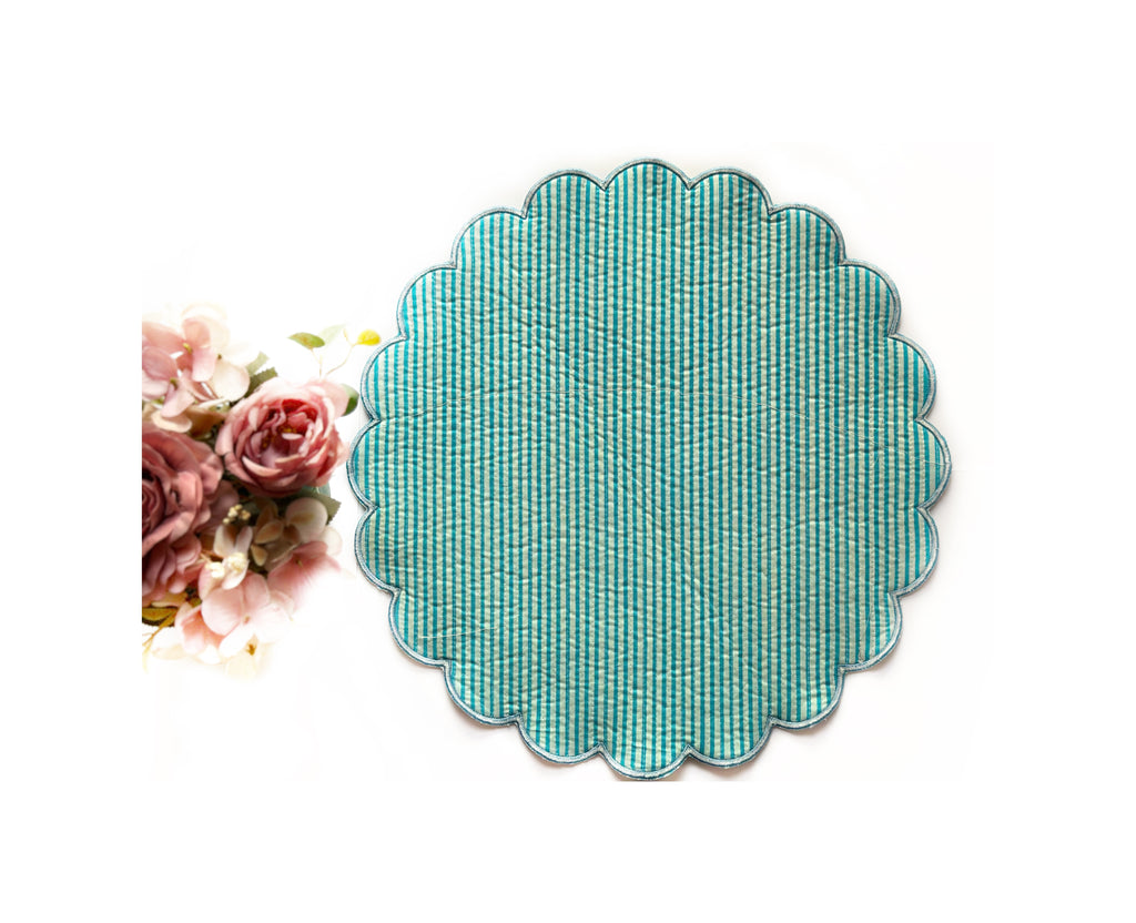 Minted Meadow Vintage Quilted Placemat Set of 6