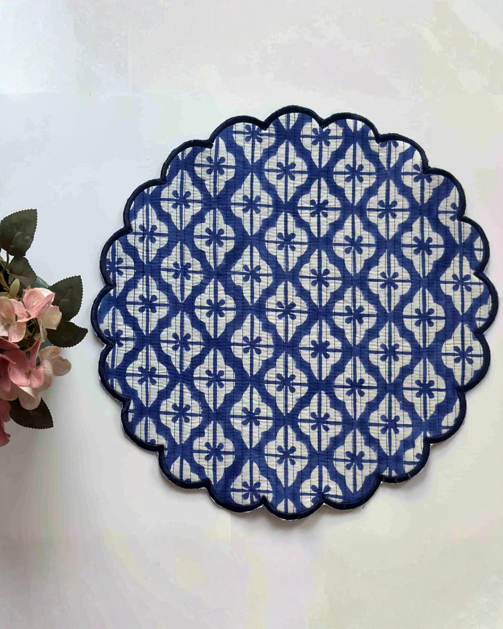 Royal Indigo Quilted Placemats Set of 6