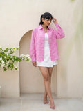 Soft Girl Pink Gingham Shirt