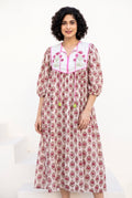 Blush Bloom Buta Cotton Printed Dresses