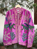 Royal Panther Embroidered Velvet Jacket
