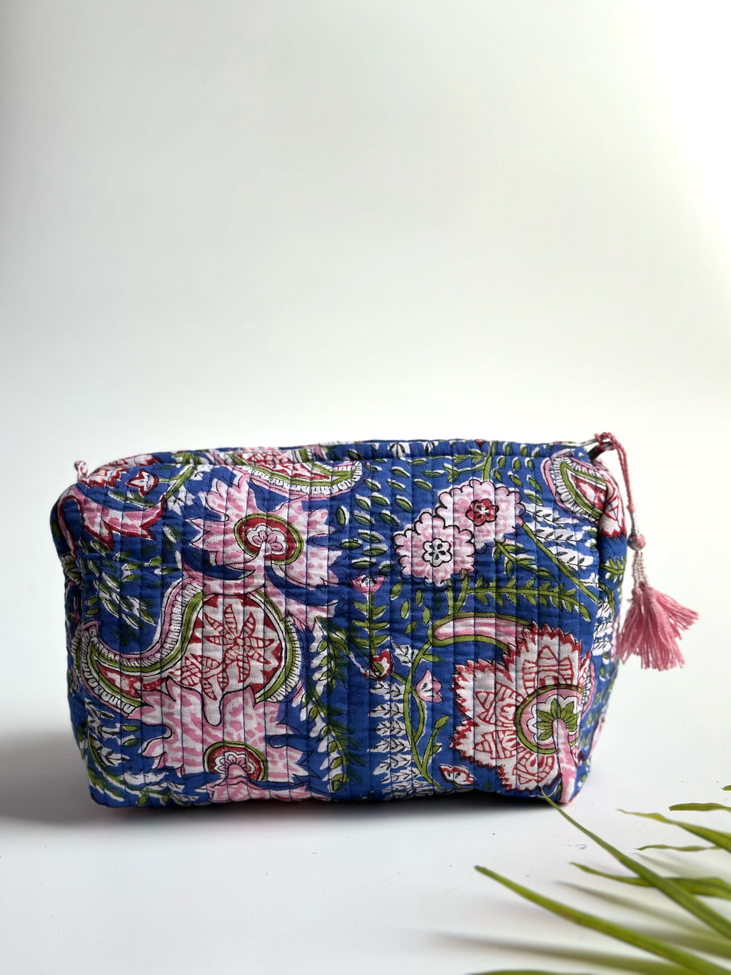 Meadow Garden Quilted Cosmetic Bag Set of 3