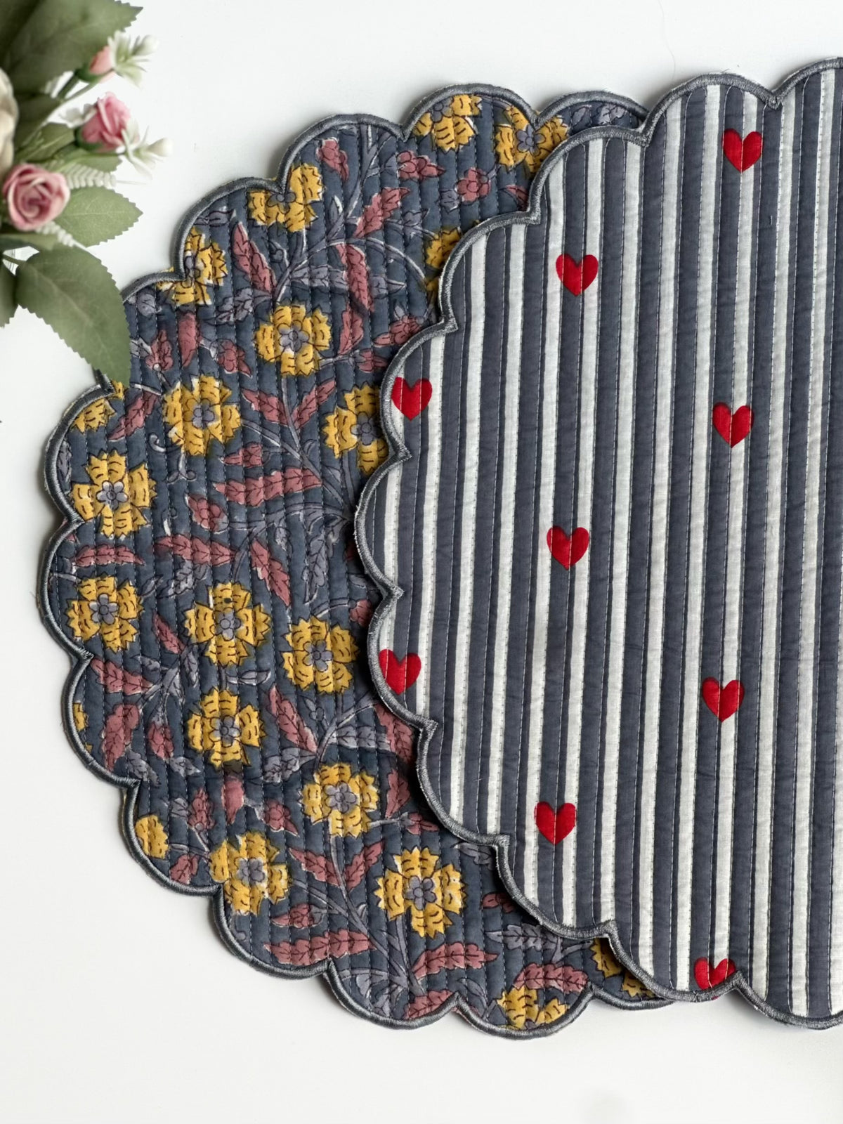 Vintage Garden Scalloped Placemat (set of 6)