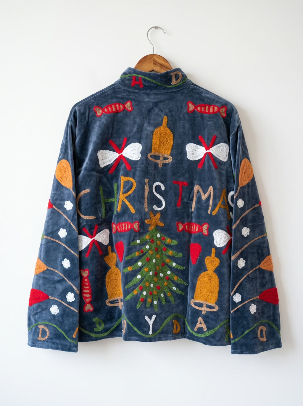 Christmas Santa Suzani Velvet Jacket