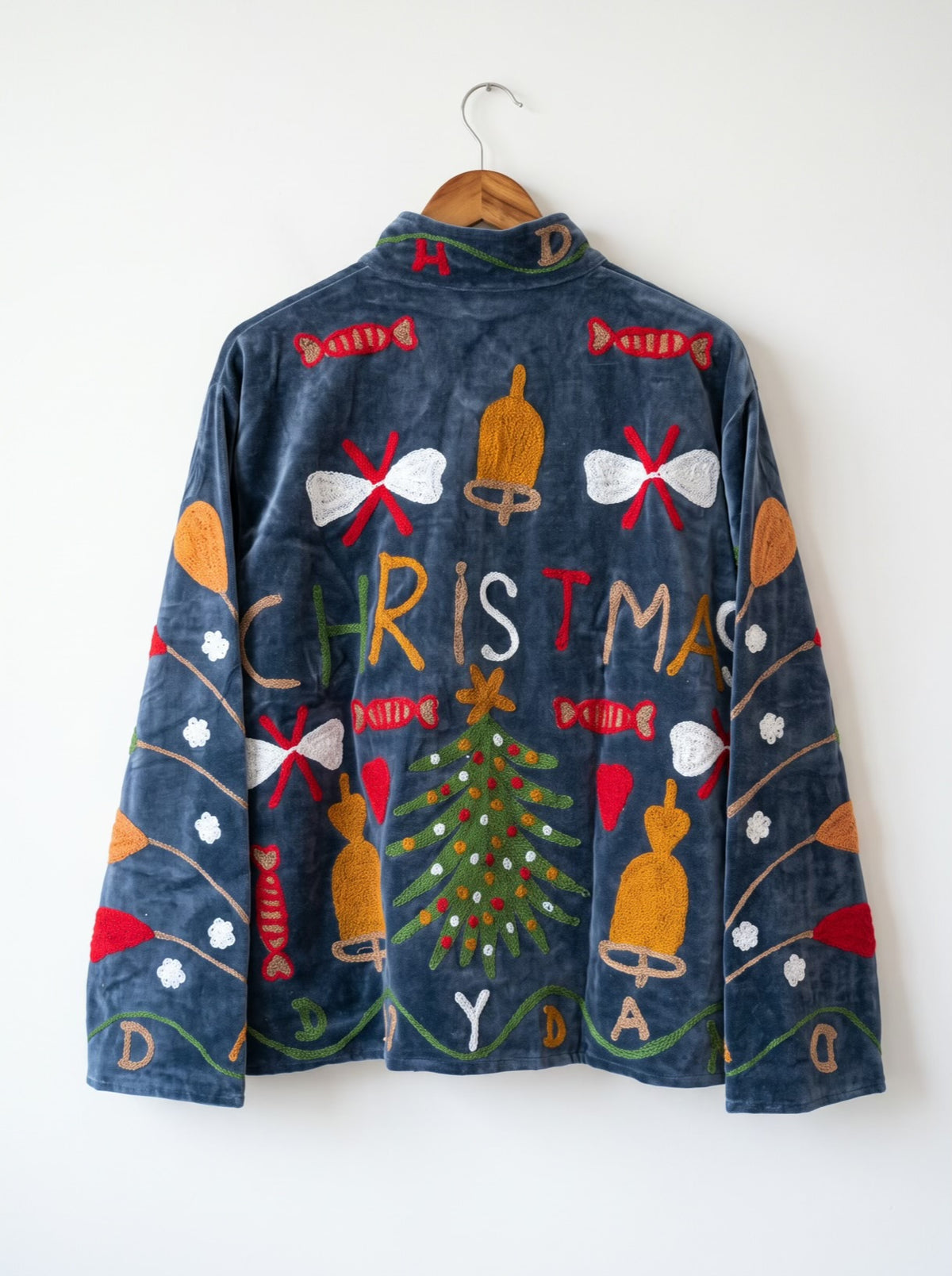 Christmas Santa Suzani Velvet Jacket