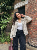 Ivory Botanical Block Print TNT Jacket