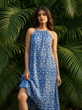 Azure Grace Midi Dress