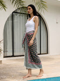 Forest Paisley Block Print Cotton Sarong