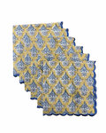 Mustard Mughal Motif Napkins