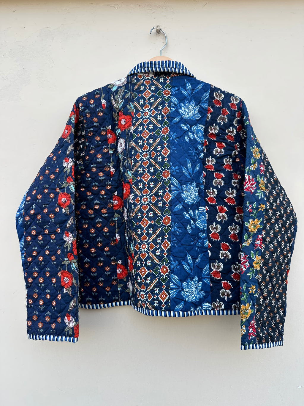 Indigo Dreams Patchwork Quilt Jacket