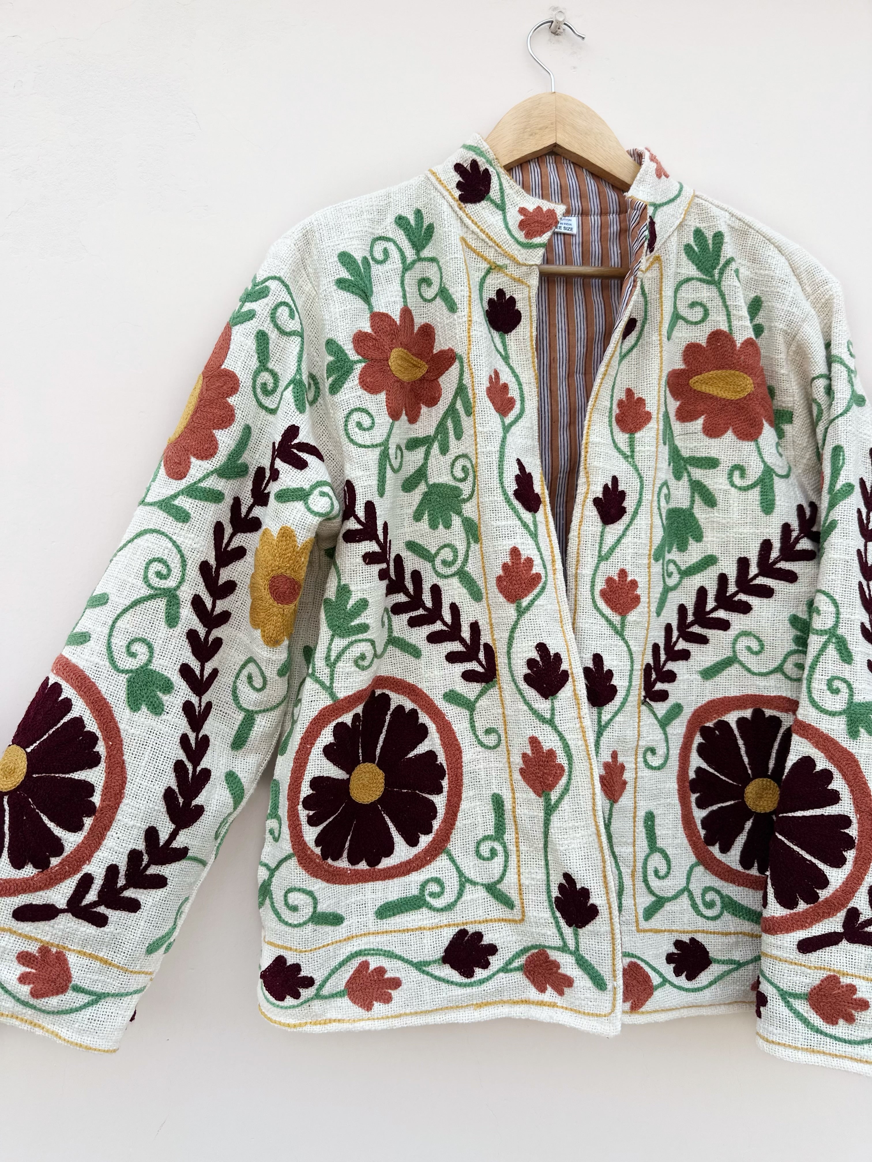 Flora Muse Cotton Tnt Suzani Jacket