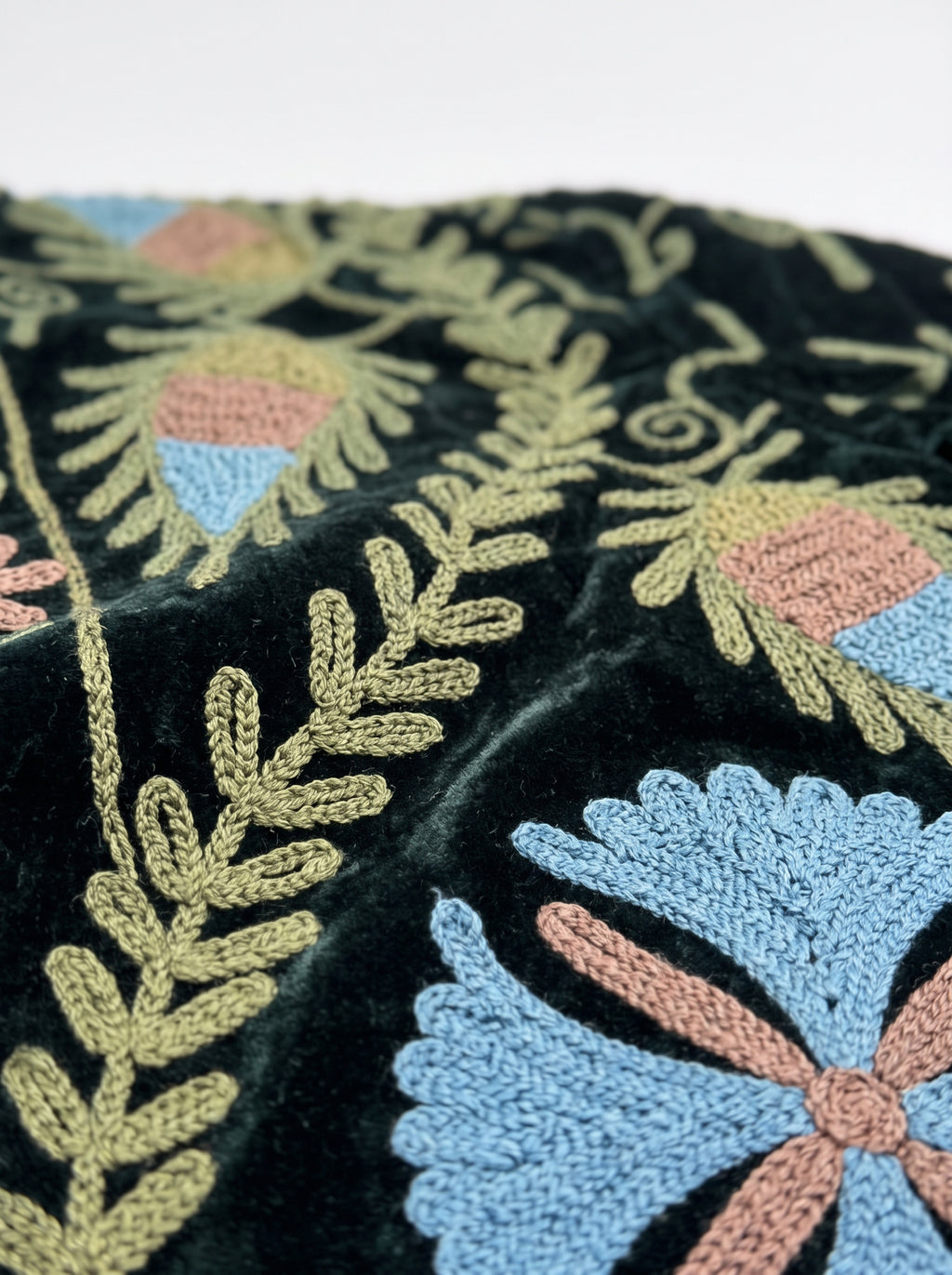 Midnight Botanica Suzani Velvet Jacket