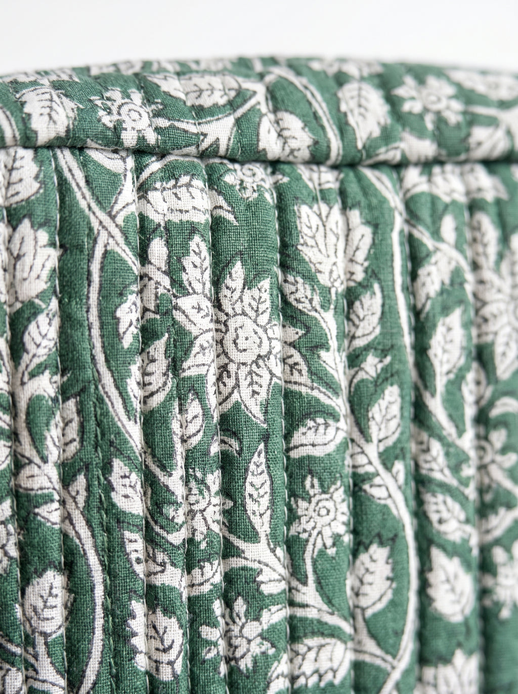 Sage Garden Quilted Cosmetic Pouch