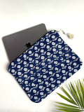 Royal Indigo Quilted Laptop & IPad Sleeve