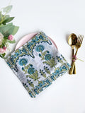 Blue Heritage Floral Cotton Napkin (Set of 6)