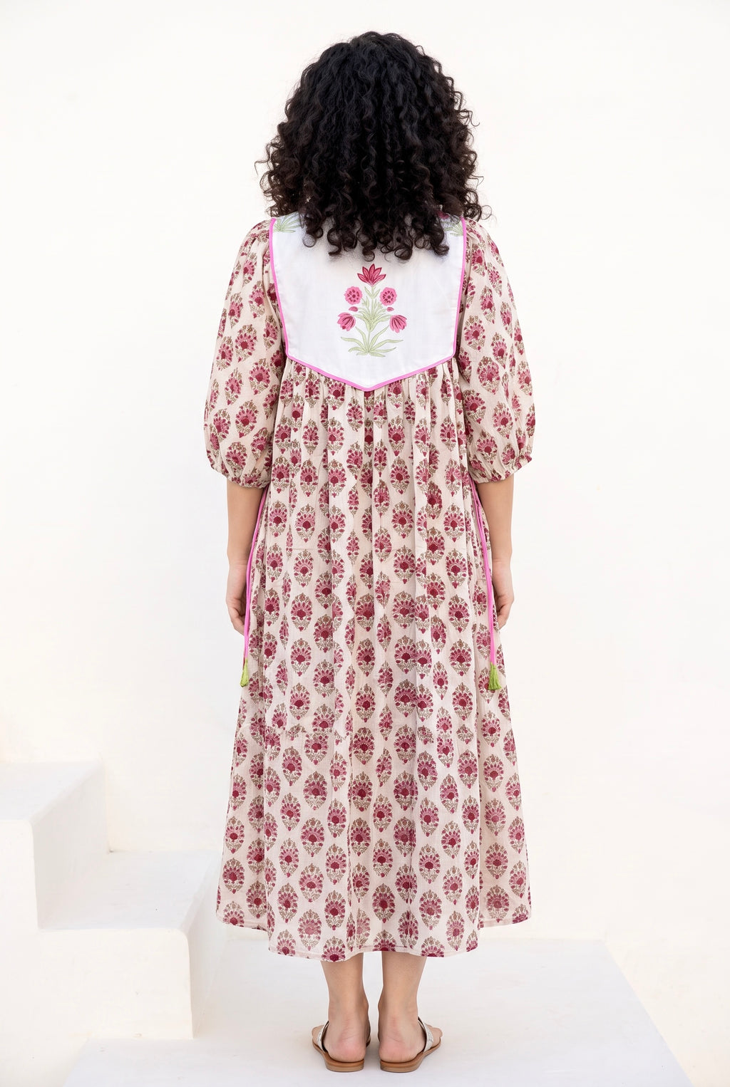 Blush Bloom Buta Cotton Printed Dresses