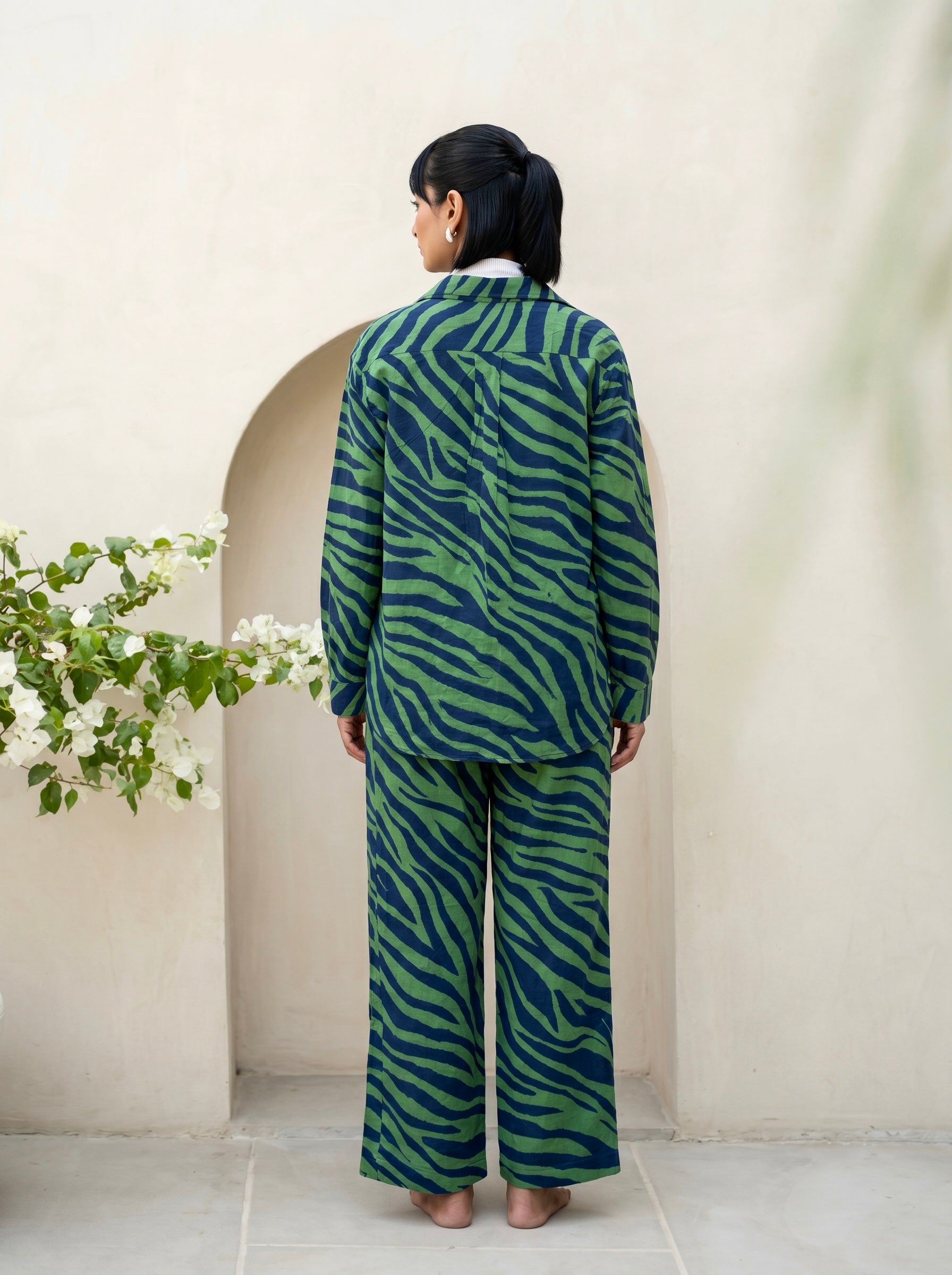 Emerald Zebra Print Co-Ord Set