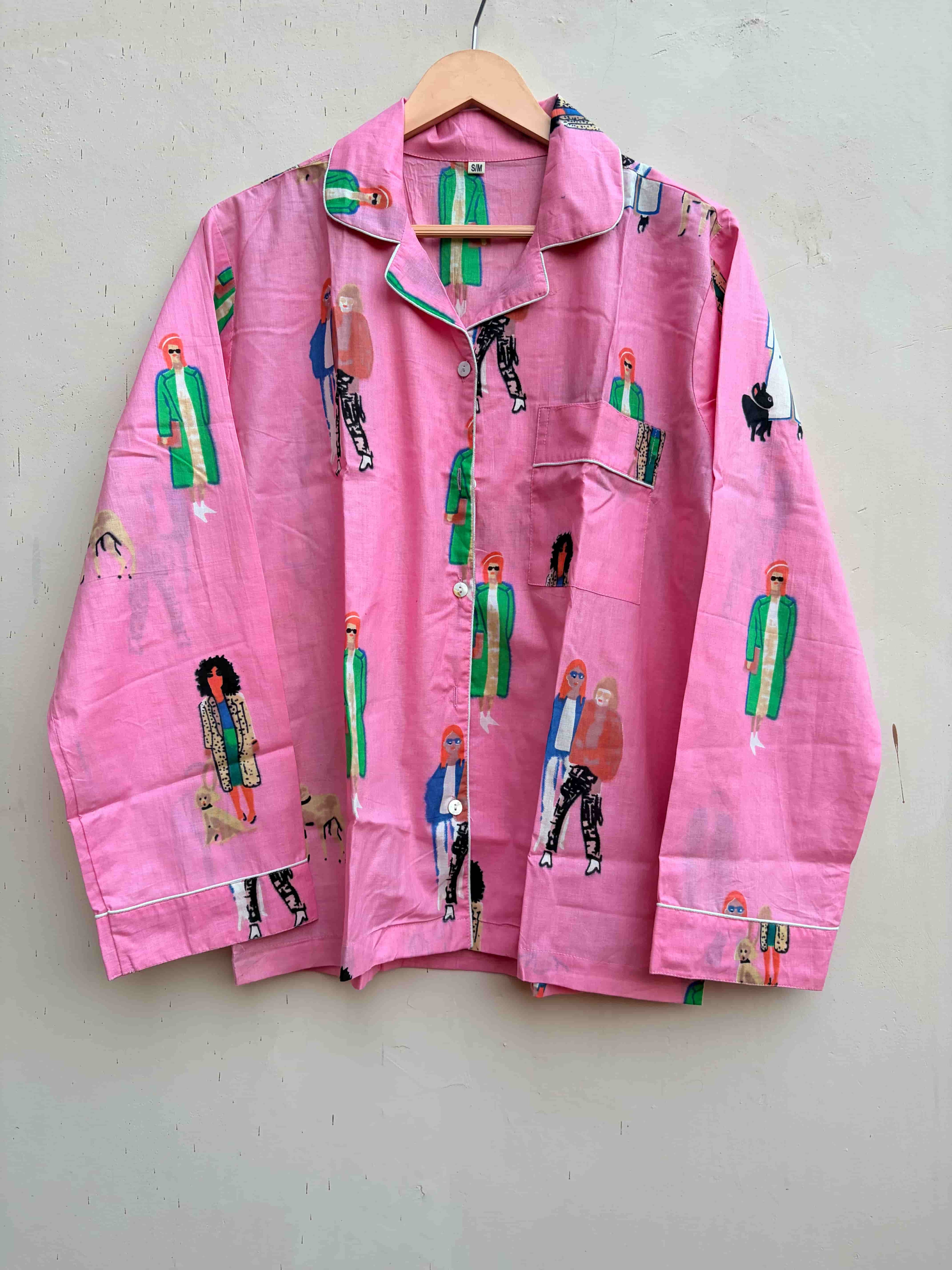Vibrant Fashionista Print PJ sets