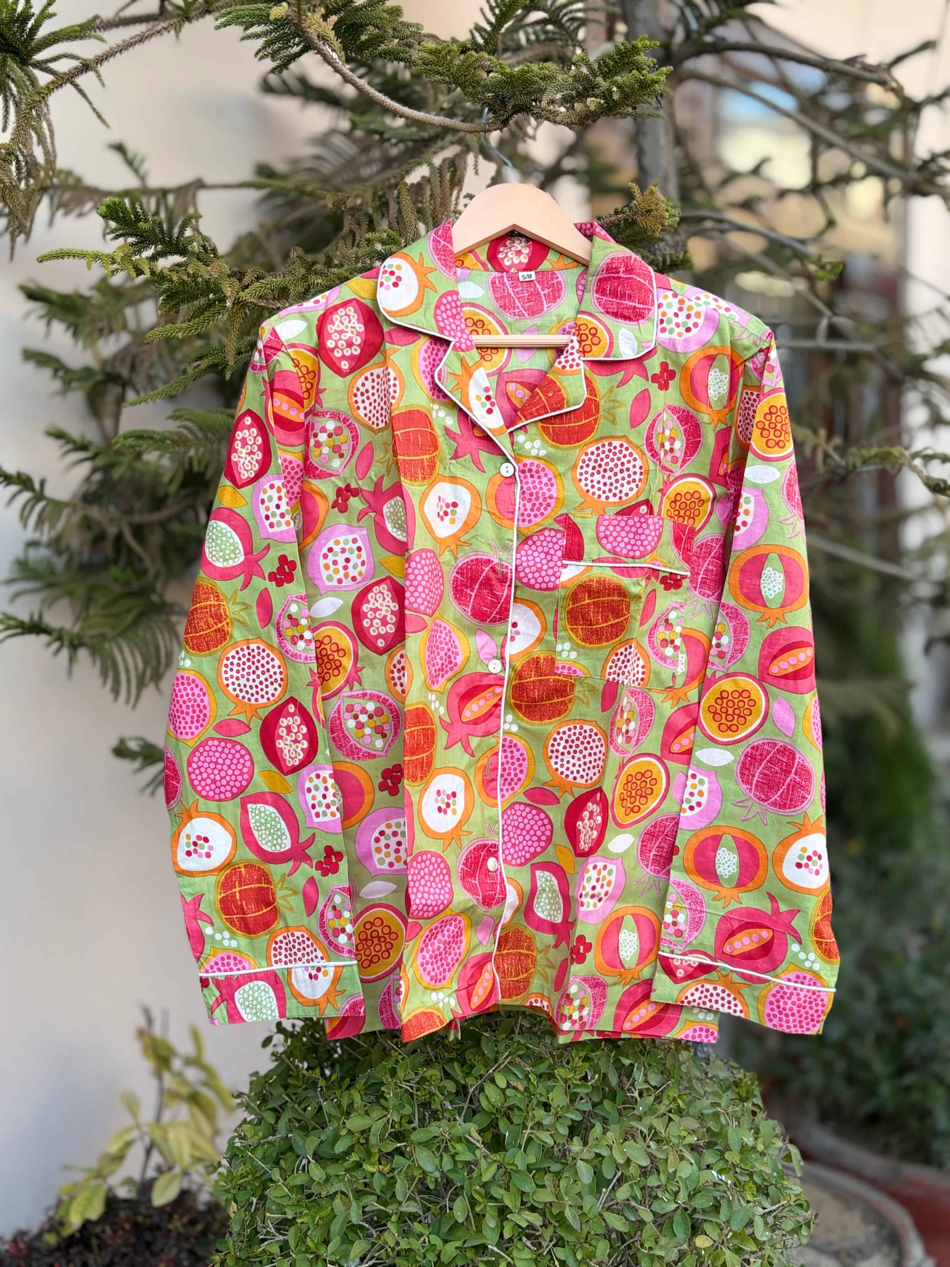 Pomegranate printed PJ Sets