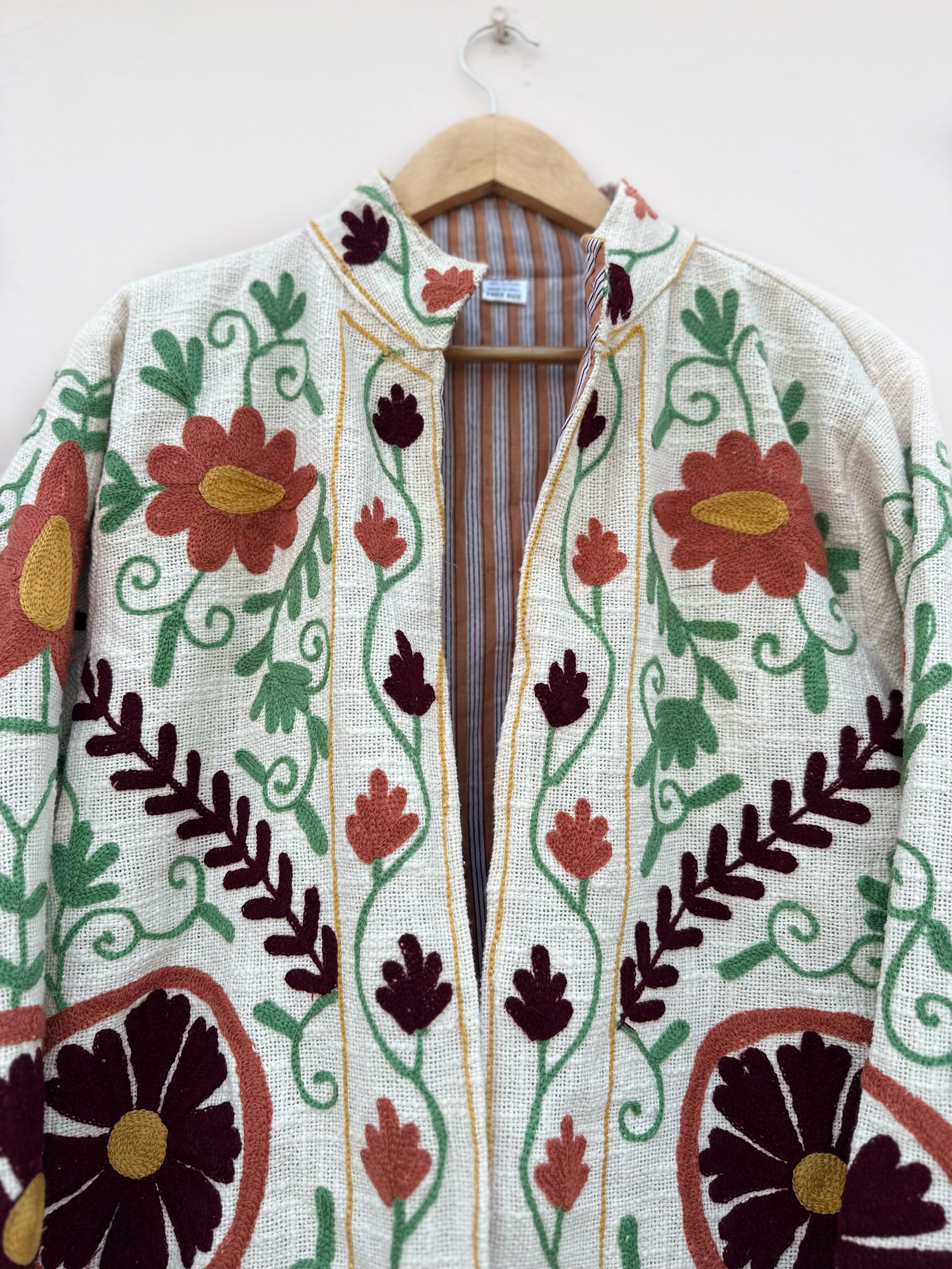 Flora Muse Cotton Tnt Suzani Jacket