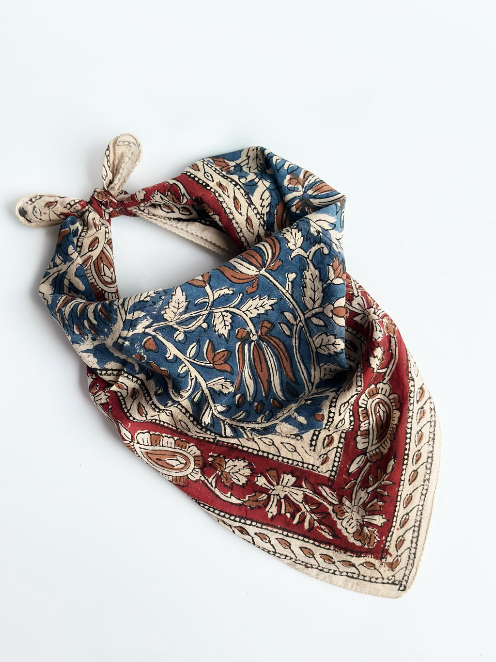Vintage Crimson Cotton Bandana (Pack of 2)