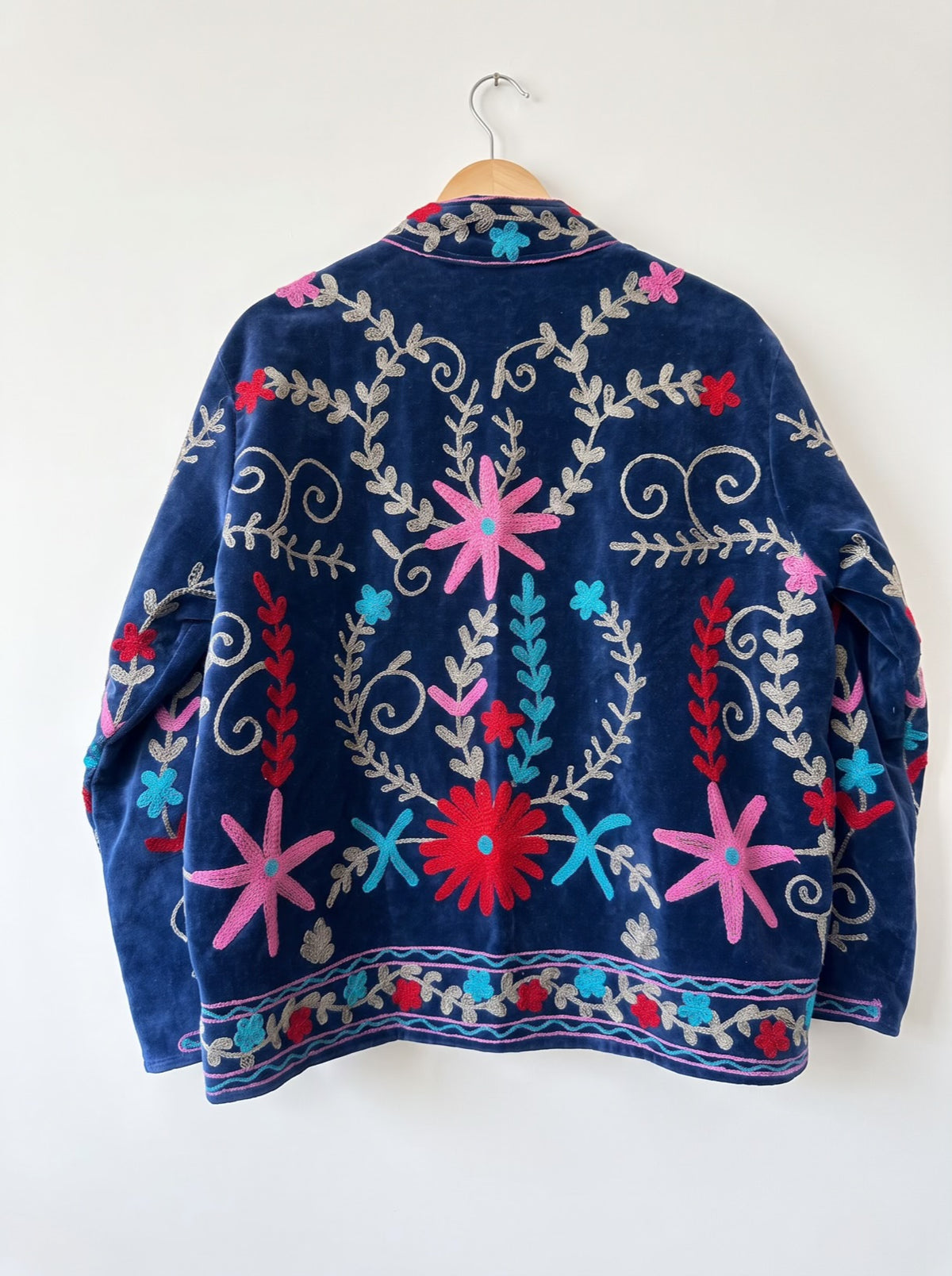 Crimson Meadow Suzani Velvet Jacket